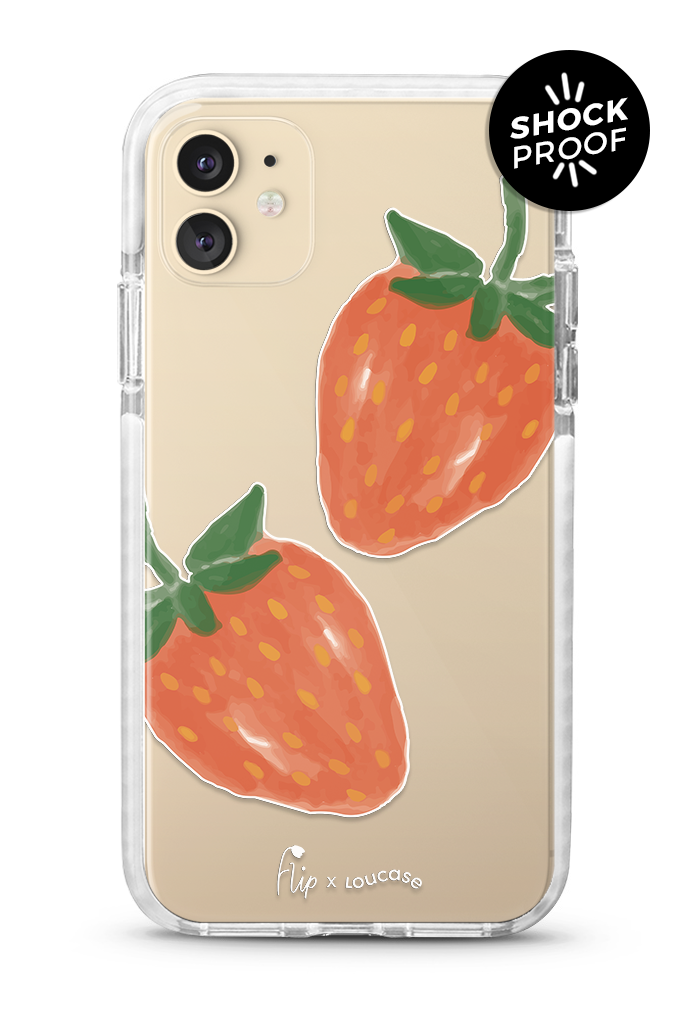 Strawberry Sorbet - PROTECH™ Limited Edition Flip x Loucase Phone Case | LOUCASE