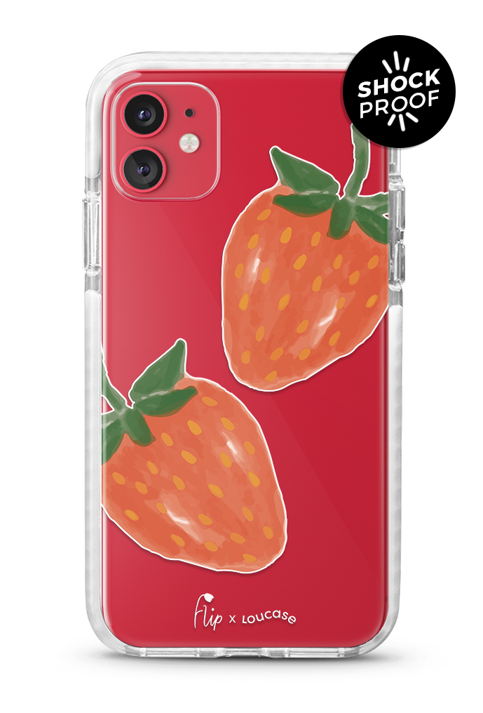 Strawberry Sorbet - PROTECH™ Limited Edition Flip x Loucase Phone Case | LOUCASE