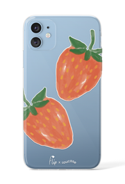 Strawberry Sorbet - KLEARLUX™ Limited Edition Flip x Loucase Phone Case | LOUCASE