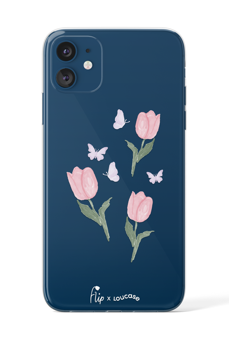 Tulip Dream - KLEARLUX™ Limited Edition Flip x Loucase Phone Case | LOUCASE