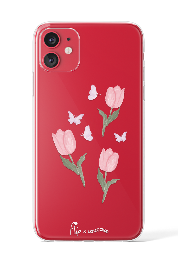 Tulip Dream - KLEARLUX™ Limited Edition Flip x Loucase Phone Case | LOUCASE