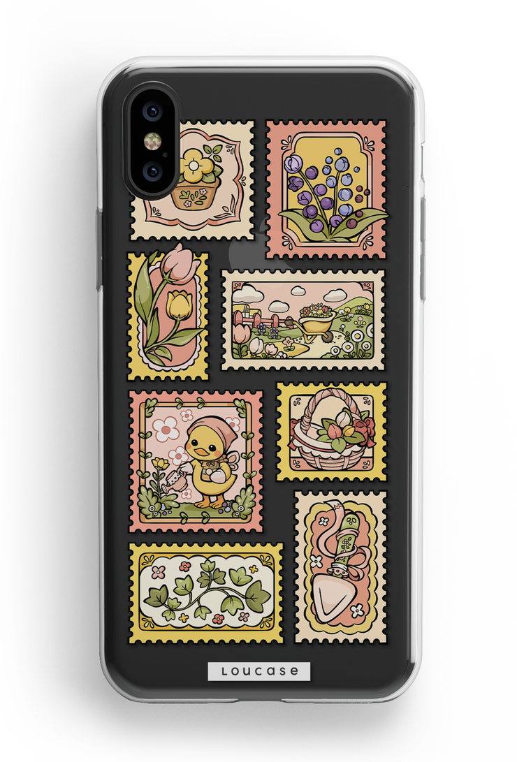 Yellow Stamps - KLEARLUX™ Special Edition Whimsical Collection Phone Case | LOUCASE