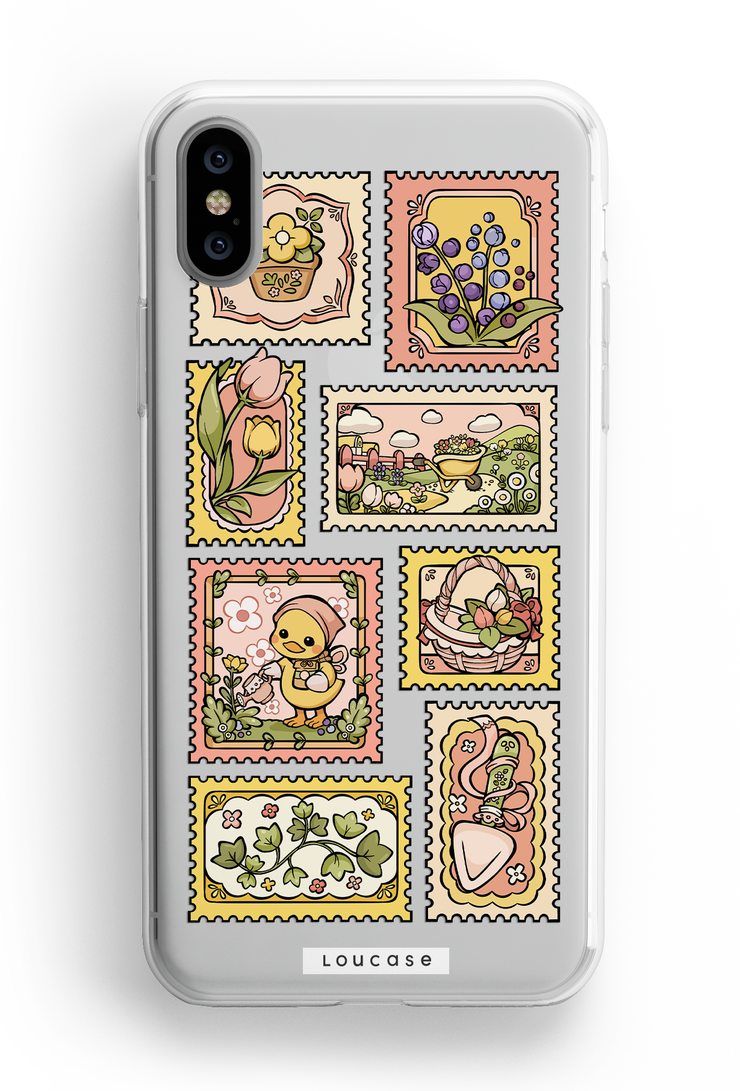 Yellow Stamps - KLEARLUX™ Special Edition Whimsical Collection Phone Case | LOUCASE