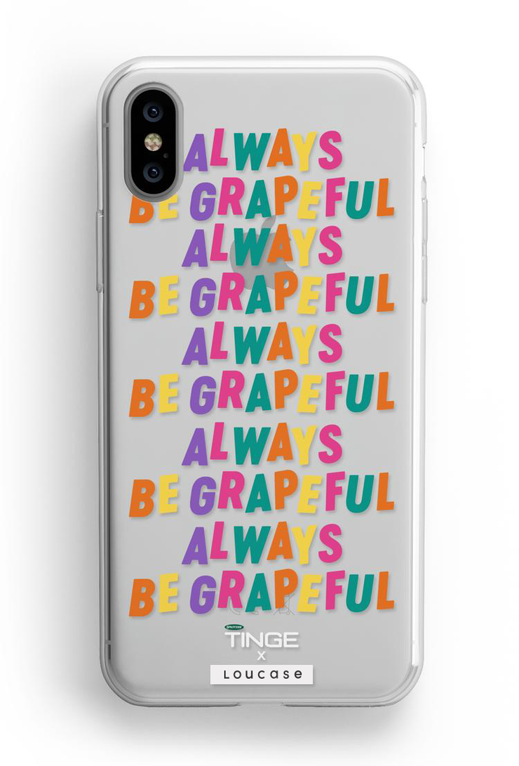 Be Grapeful - KLEARLUX™ Limited Edition Spritzer Tinge x Casesbywf Phone Case | LOUCASE