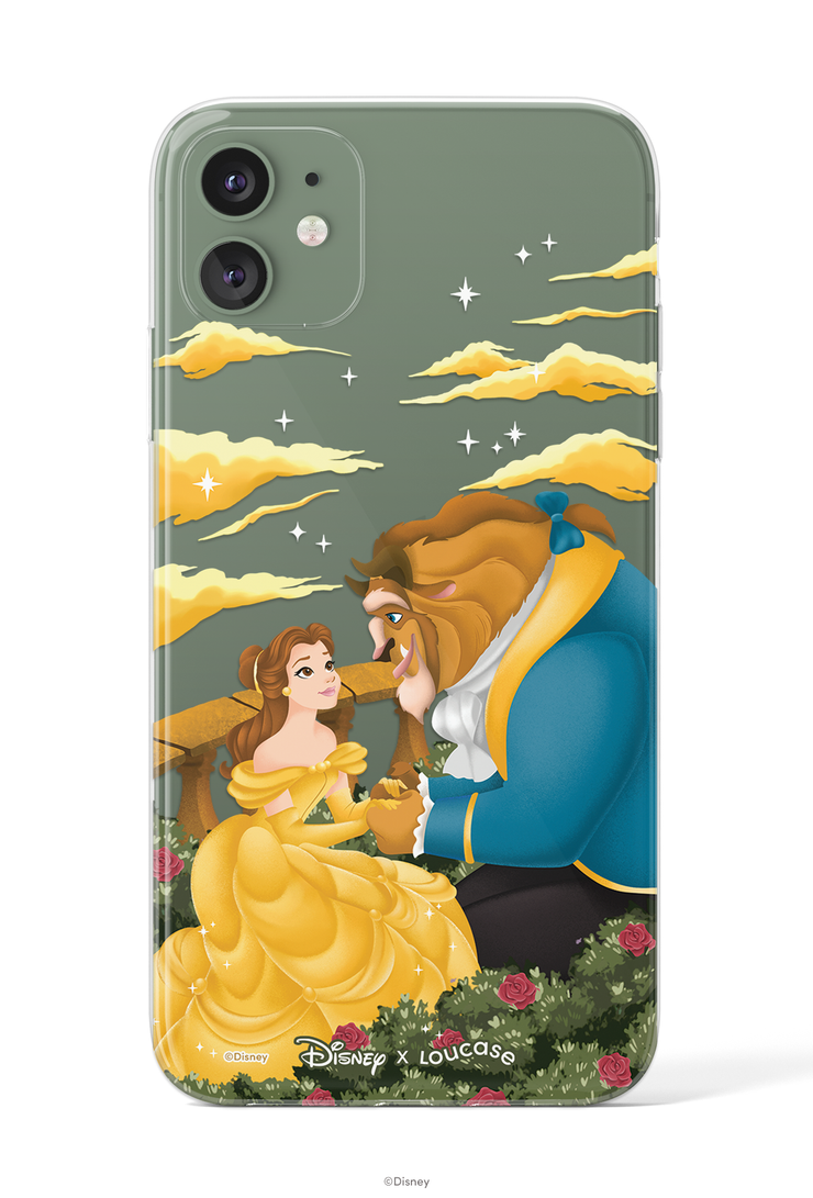 Belle & Beast - KLEARLUX™ Disney x Loucase Beauty & The Beast Collection Phone Case | LOUCASE
