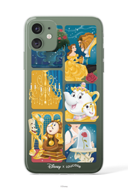 Belle's Adventure - KLEARLUX™ Disney x Loucase Beauty & The Beast Collection Phone Case | LOUCASE