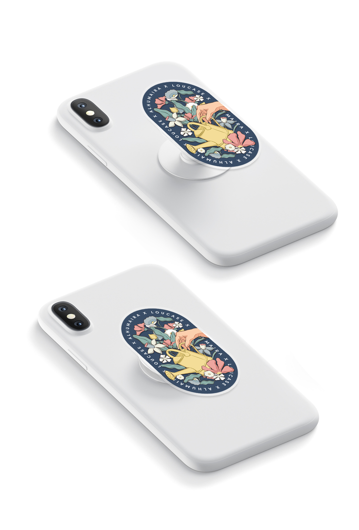 Blooming Day - GRIPUP™ Alhumaira x Loucase Limited Edition Phone Grip | LOUCASE