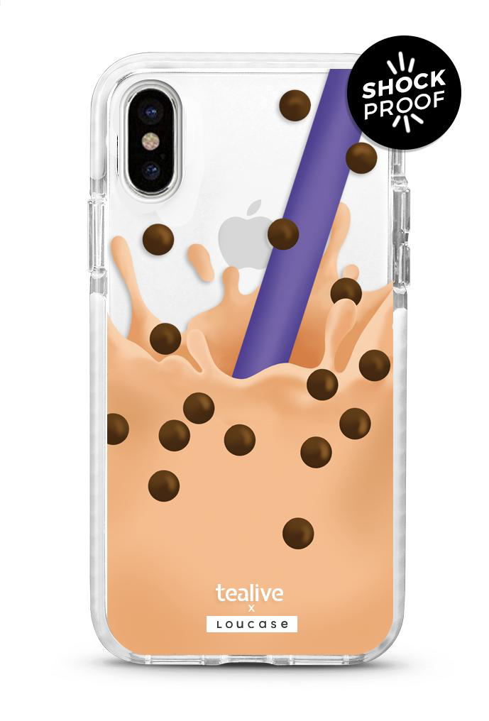 Boba Splash & Tealive Strawless Cup - PROTECH™ Limited Edition Tealive x Casesbywf Phone Case | LOUCASE