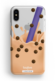 Boba Splash & Tealive Strawless Cup - KLEARLUX™ Limited Edition Tealive x Casesbywf Phone Case | LOUCASE