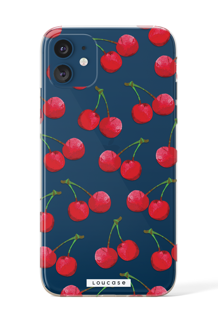 Cherry KLEARLUX™ Phone Case | LOUCASE