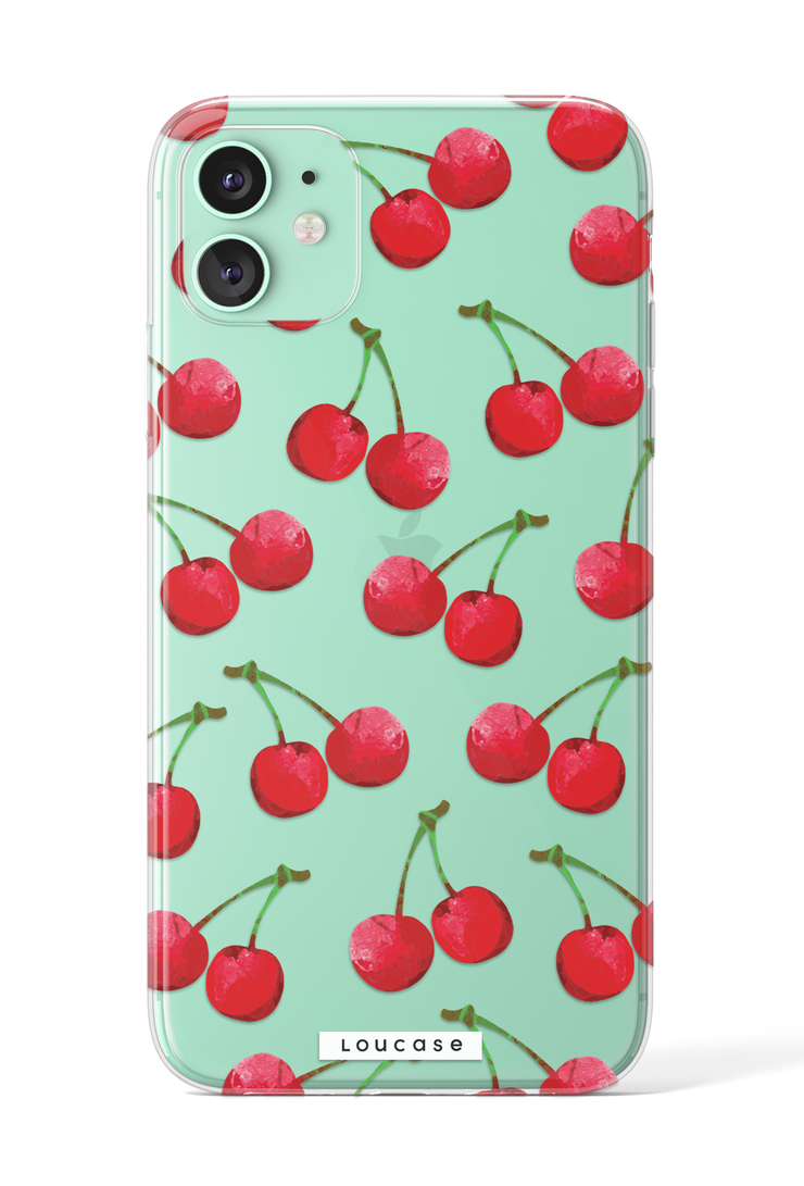 Cherry KLEARLUX™ Phone Case | LOUCASE