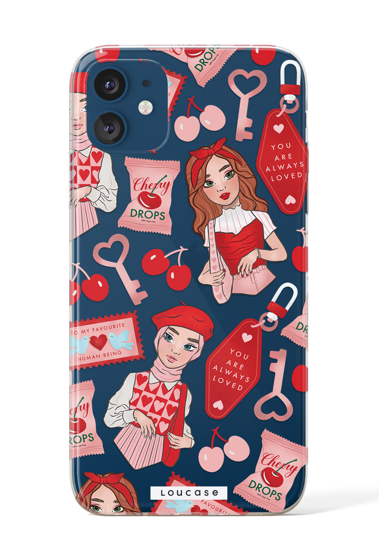 Cherry Love - KLEARLUX™ Special Edition To Be Loved Collection Phone Case | LOUCASE