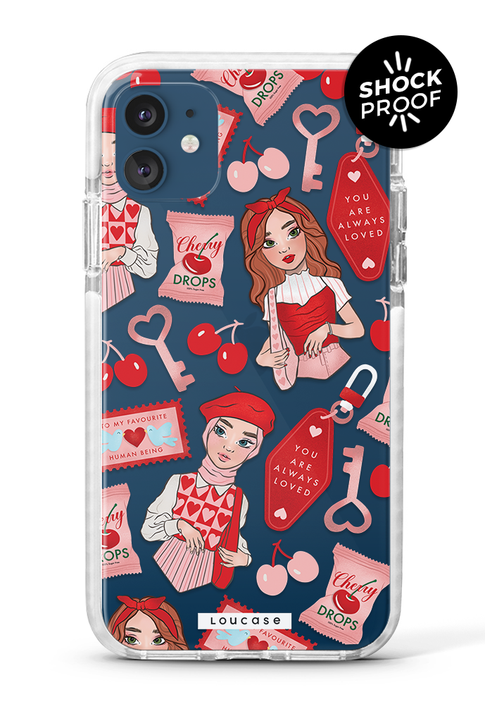 Cherry Love - PROTECH™ Special Edition To Be Loved Collection Phone Case | LOUCASE