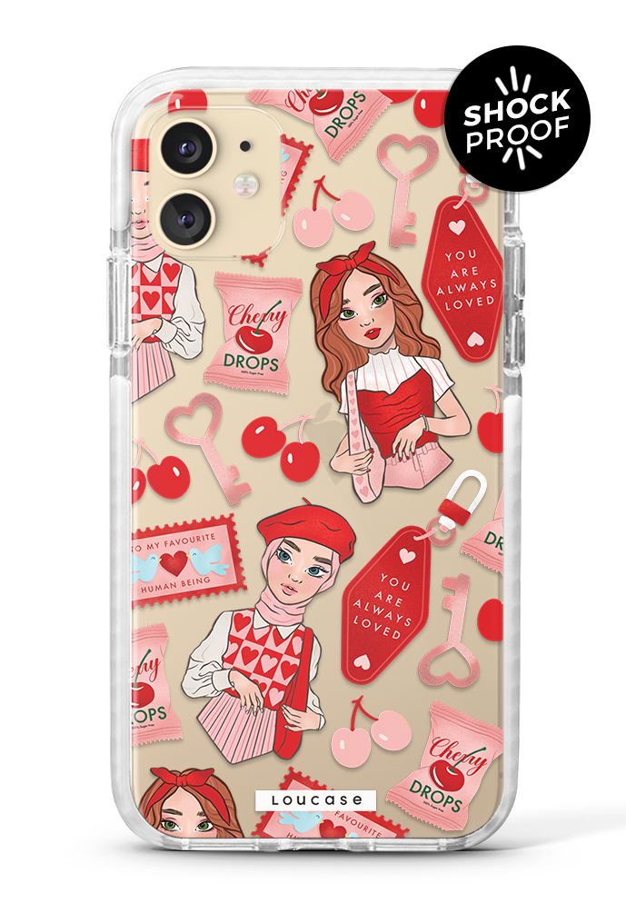 Cherry Love - PROTECH™ Special Edition To Be Loved Collection Phone Case | LOUCASE