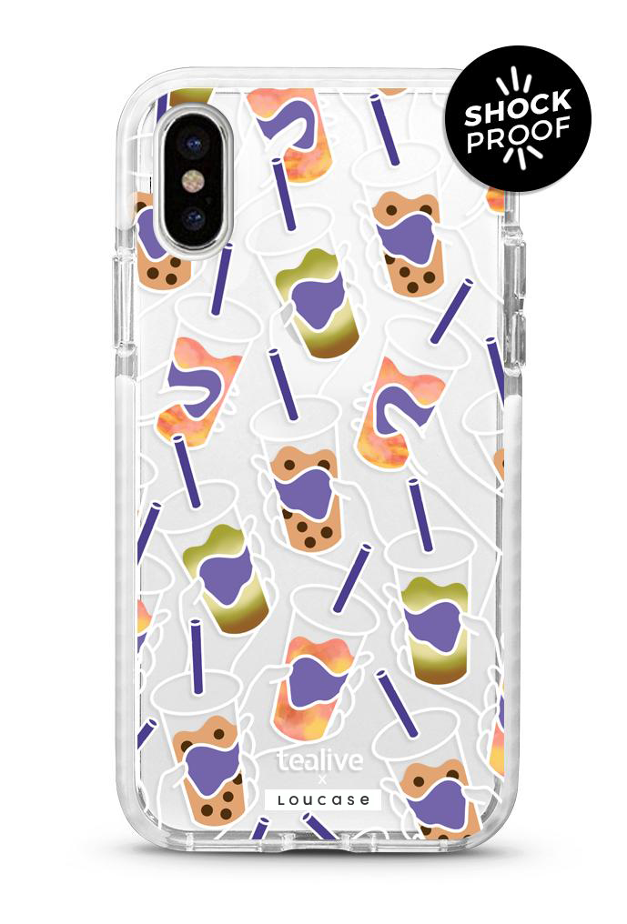Cheers for Boba & Tealive Strawless Cup - PROTECH™ Limited Edition Tealive x Casesbywf Phone Case | LOUCASE