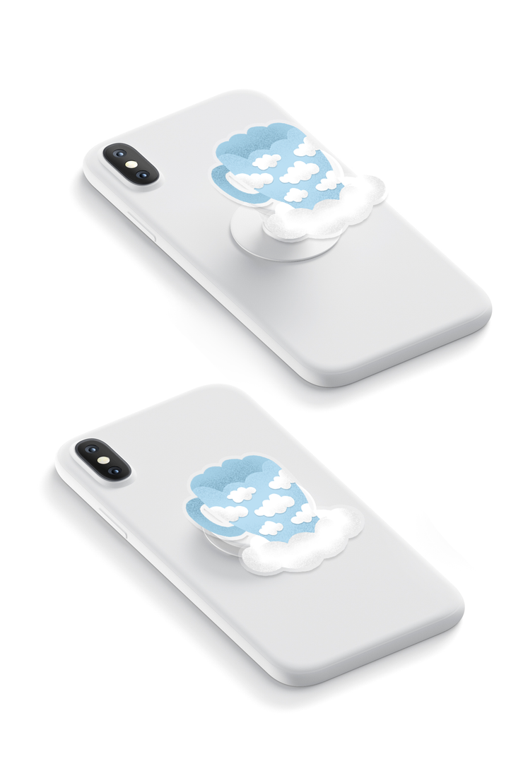 Dreamy Sippy - GRIPUP™ Special Edition Dreamchaser Collection Phone Grip | LOUCASE