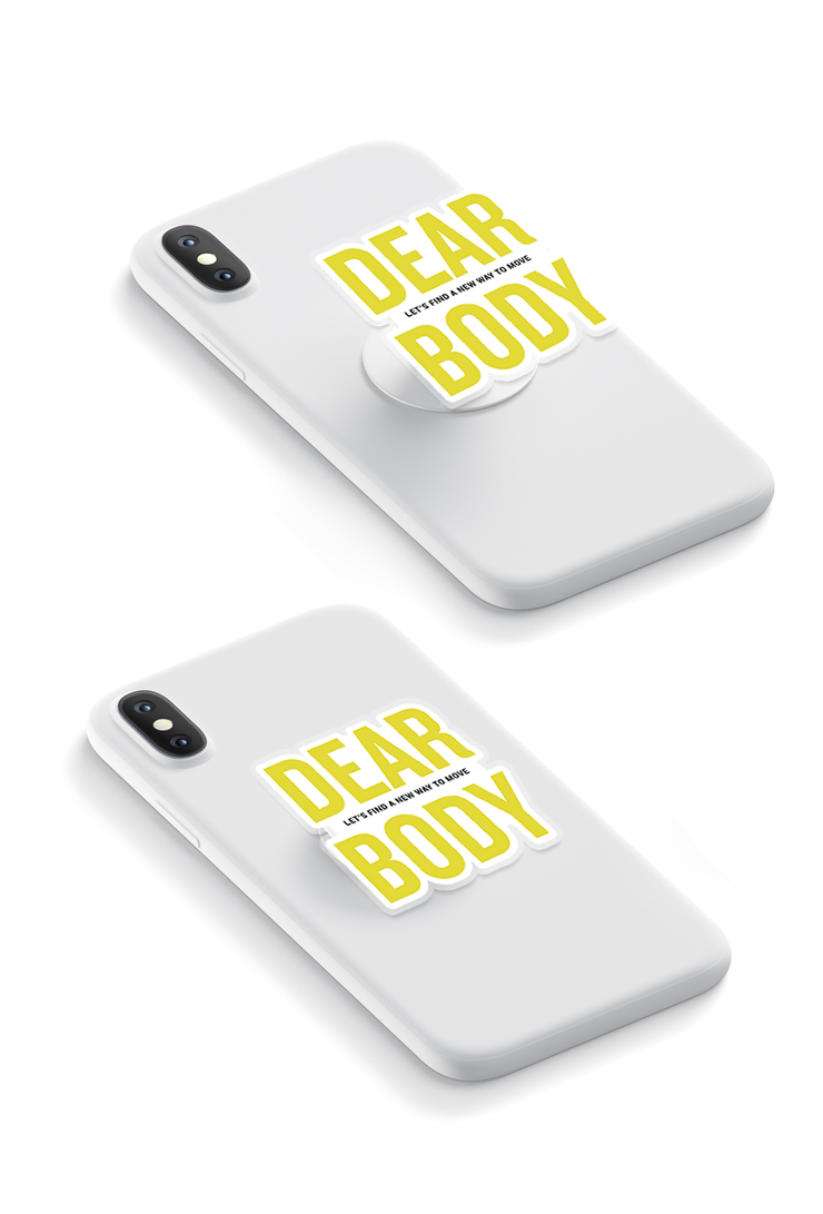 Yellow Dear Body - GRIPUP™ Garmin | Loucase Limited Edition Phone Grip | LOUCASE