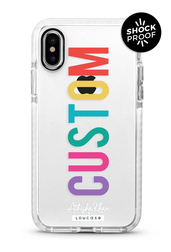 Happy Colours - CUSTOM Say My Name PROTECH™ Limited Edition Athisha Khan X Casesbywf Phone Case | LOUCASE