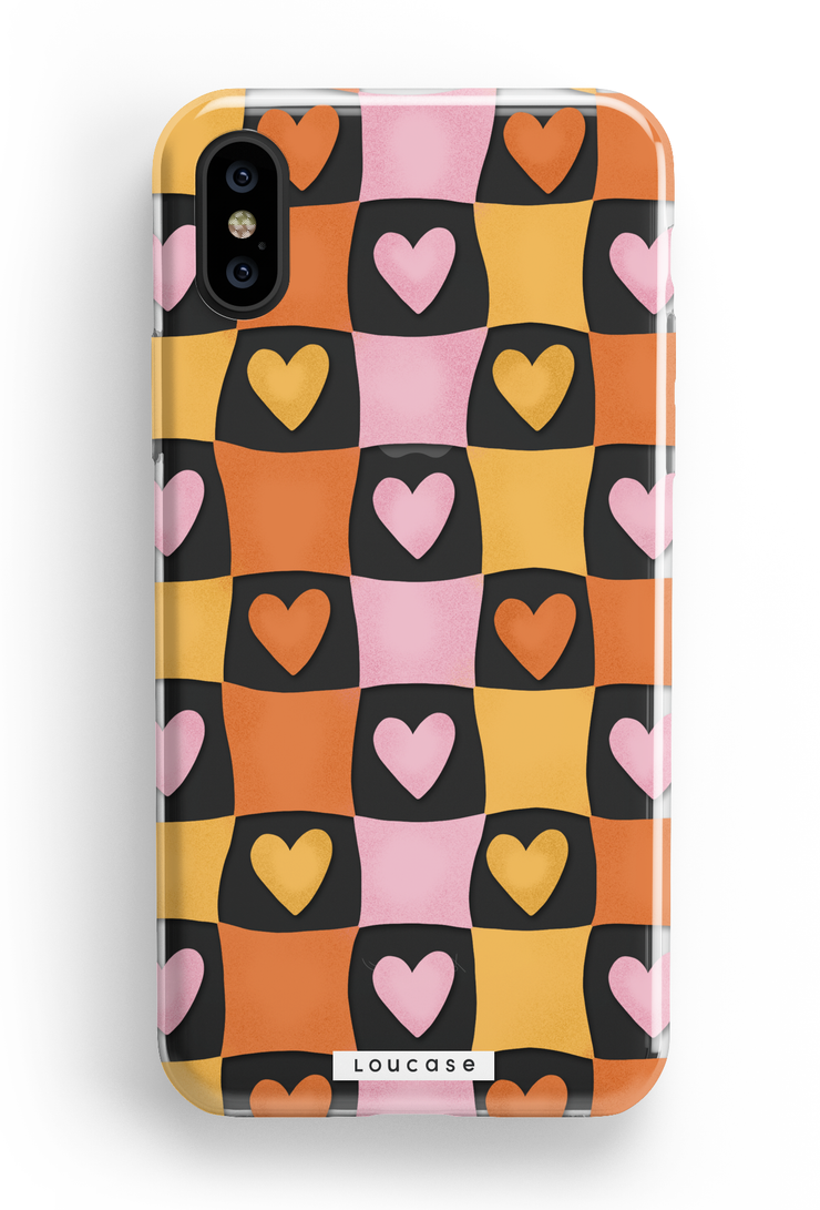 Heart Plaid - KLEARLUX™ Special Edition Tangy Love Collection Phone Case | LOUCASE