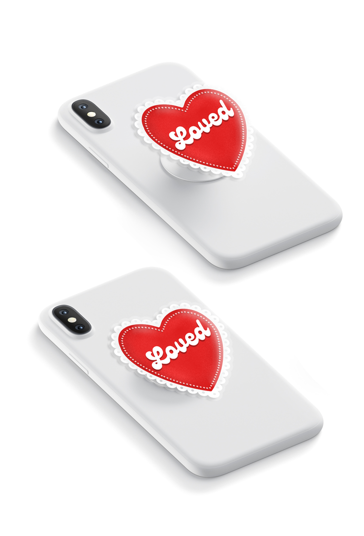 Loved - GRIPUP™ Special Edition To Be Loved Collection Phone Grip | LOUCASE