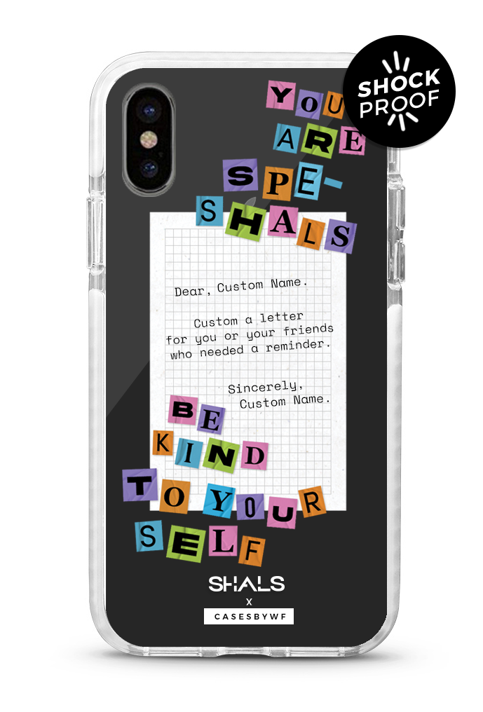 Speshals Letter - PROTECH™ Limited Edition Shals x Casesbywf Phone Case