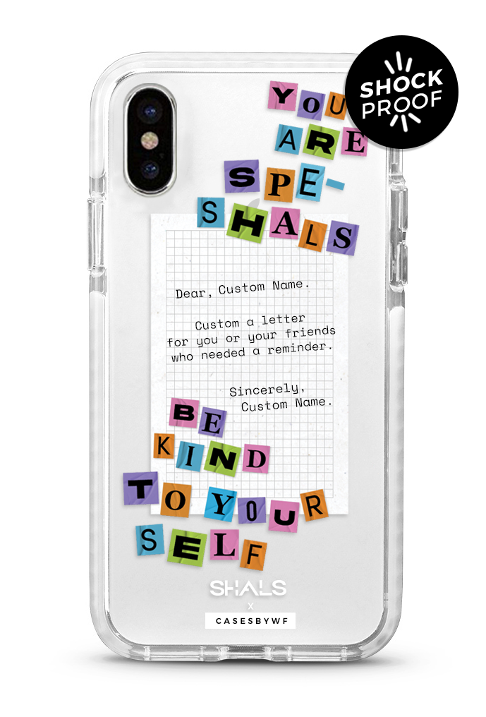 Speshals Letter - PROTECH™ Limited Edition Shals x Casesbywf Phone Case