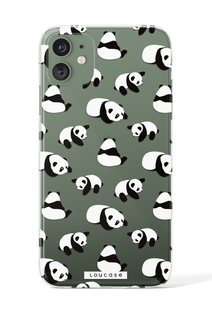 Panda KLEARLUX™ Phone Case | LOUCASE