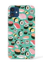 Sushi Teal KLEARLUX™ Phone Case | LOUCASE