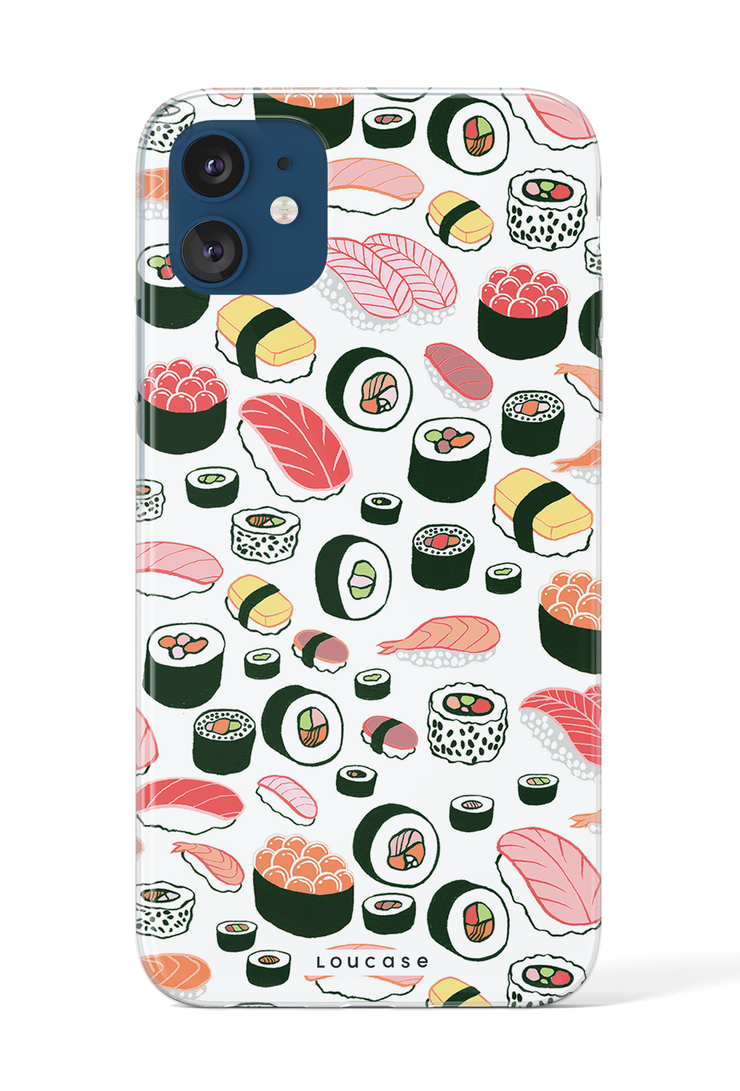 Sushi White KLEARLUX™ Phone Case | LOUCASE