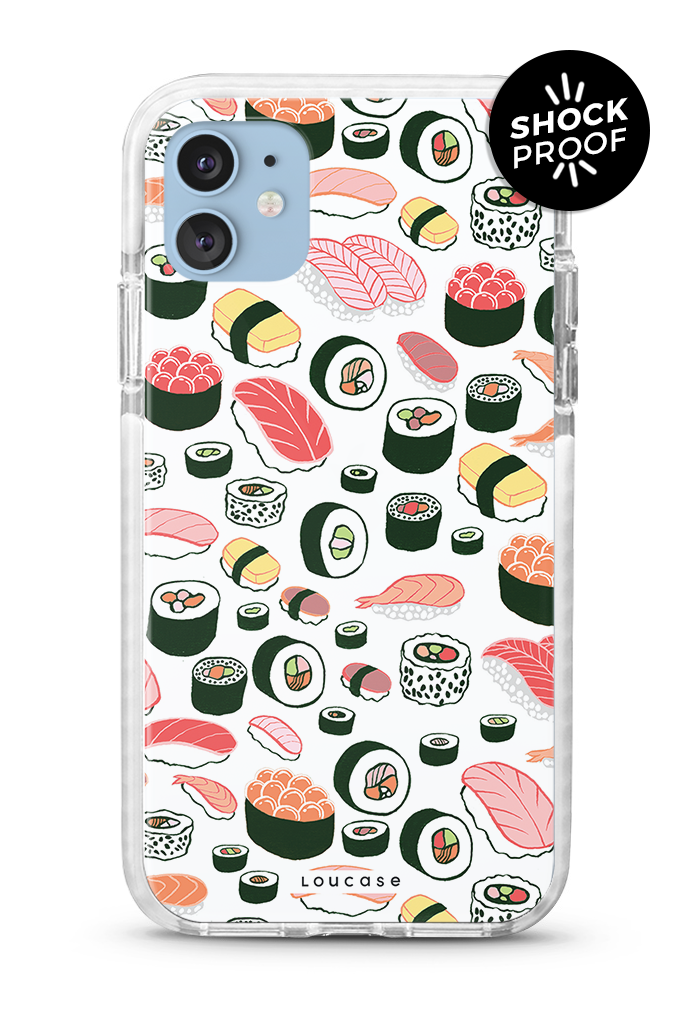 Sushi White PROTECH™ Phone Case | LOUCASE