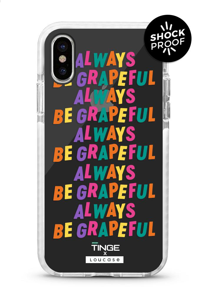 Be Grapeful - PROTECH™ Limited Edition Spritzer Tinge x Casesbywf Phone Case | LOUCASE